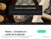 Tablet Screenshot of follesetglorieuses.com